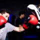 Image of men in the Unleash boxing class at 1U Beachlands